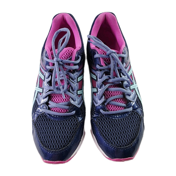 Asics Gel-Contend 3 Running Shoes Athletic Active Walking Blue Pink Women's 8.5 - Picture 2 of 7